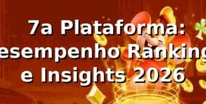 📊 7a Plataforma: Desempenho, Rankings e Insights 2026
